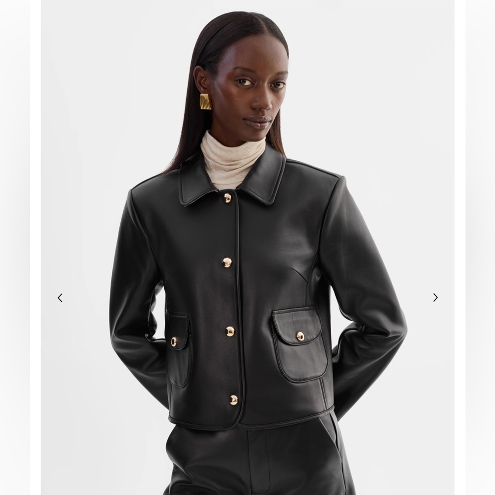 Lamarque Francesca Leather Jacket | Black | BNWT